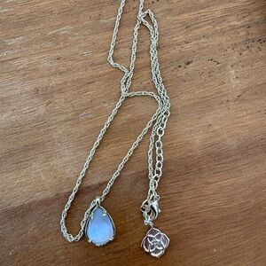 Kendra Scott Gold Necklace with Opalescent Pendant